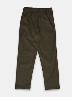 Women's Cotton Lycra Regular Fit Pants Olive