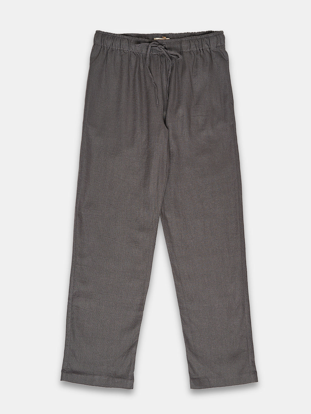 Women's Linen Viscose Regular Fit Pant Grey