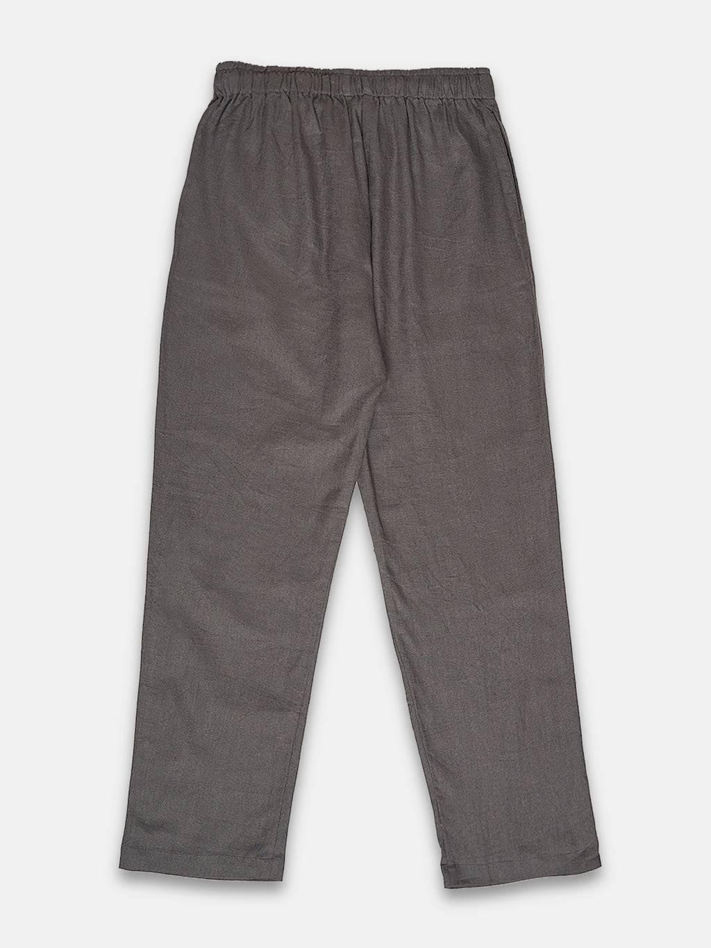 Women's Linen Viscose Regular Fit Pant Grey