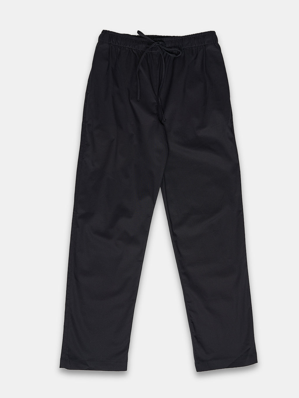 Women's Cotton Lycra Regular Fit Pants Black