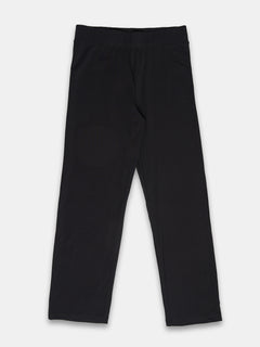 Women's Cotton Elastane Regular Fit KPant Black