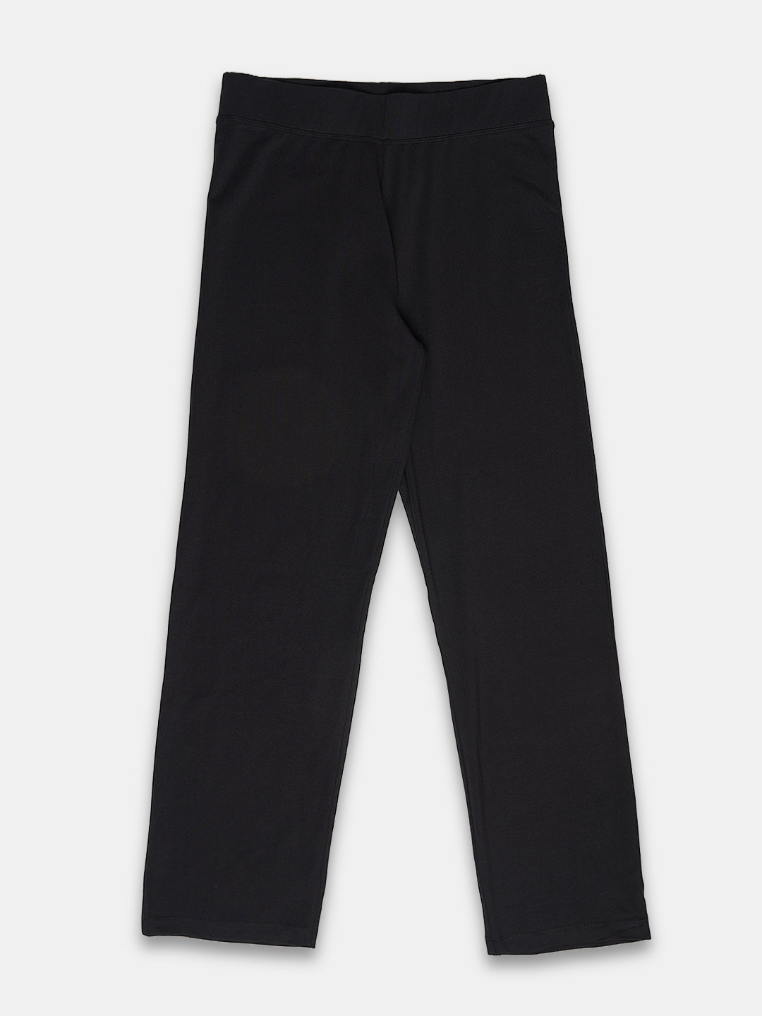 Women's Cotton Elastane Regular Fit KPant Black