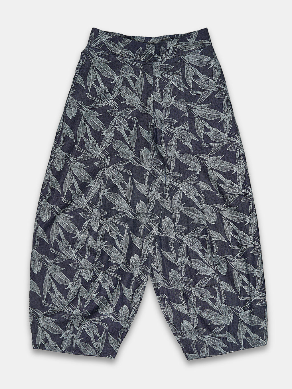 Women's 100% Cotton Barrel Leg Pant Blue