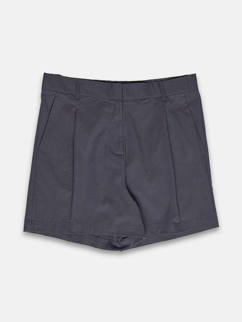 Women's Cotton Lycra Regular Fit Shorts Grey