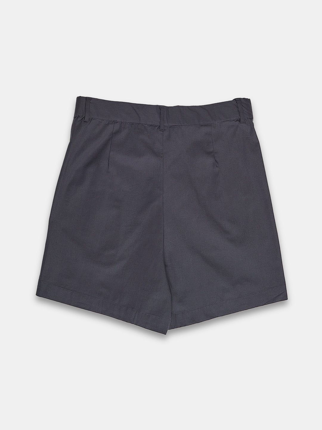 Women's Cotton Lycra Regular Fit Shorts Grey