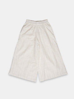Women's 100% Cotton Regular Fit Culotte White