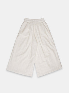 Women's 100% Cotton Regular Fit Culotte White