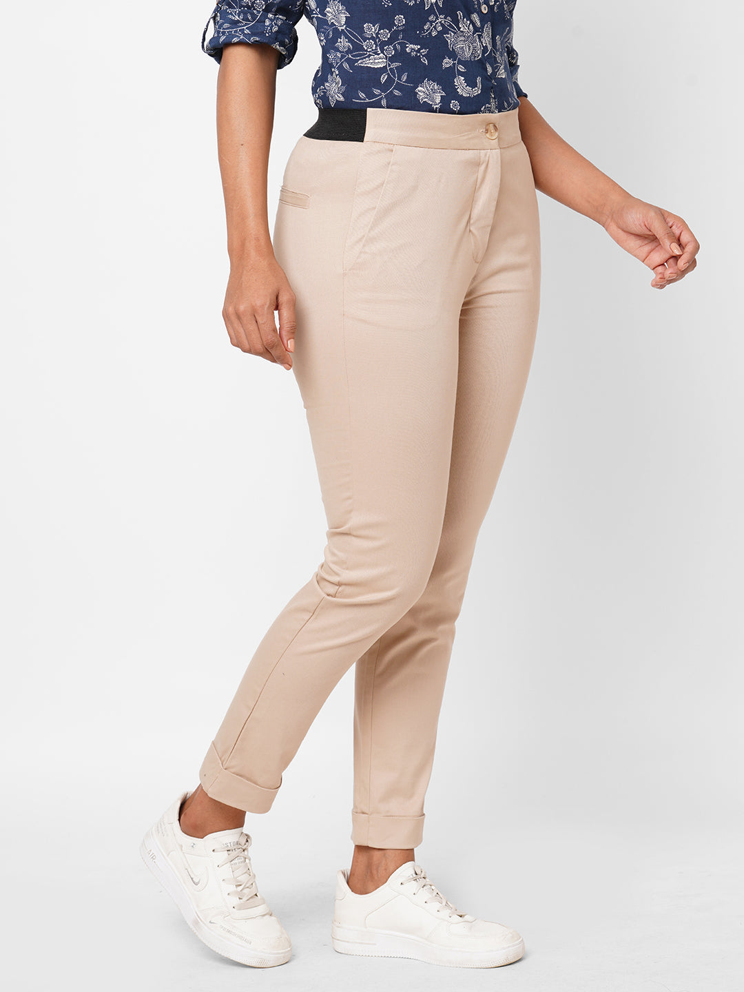 Women's Stretch Cotton Chino Pant Beige | Woolrich USA