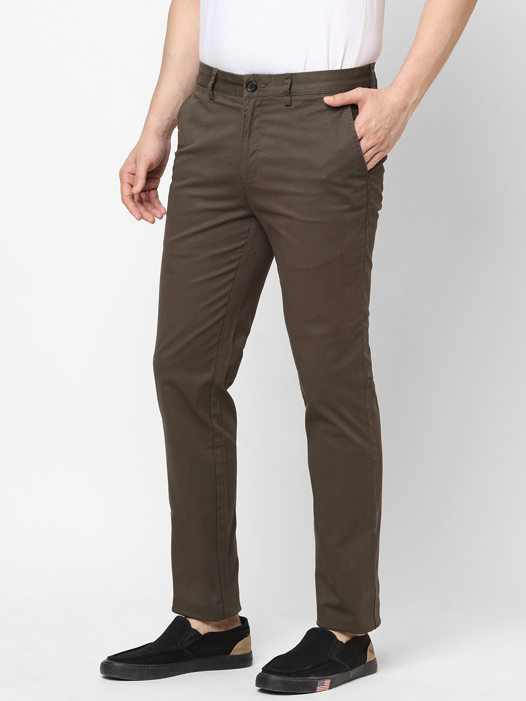 Men's Cotton Trousers | M&S