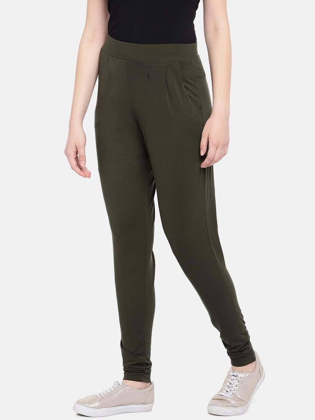 Buy ONLY Women Olive Green Regular Fit Solid Joggers online  Looksgudin