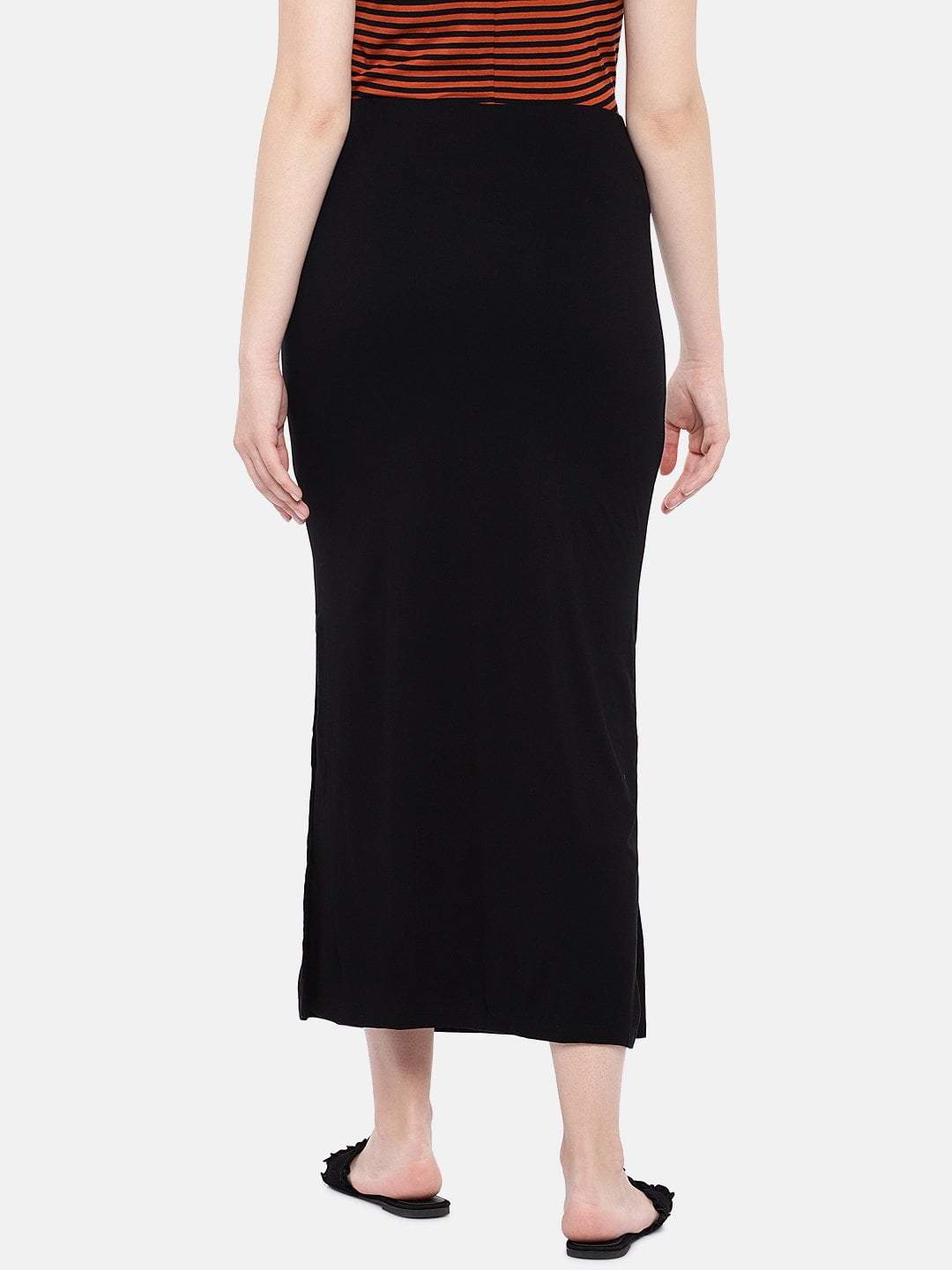 Black viscose womens skirts | womens casual wear regular fit viscose womens  skirts